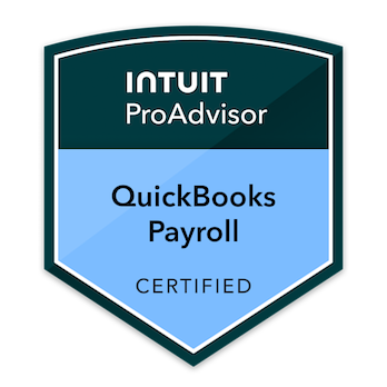 Intuit QuickBooks Online Payroll Certification badge