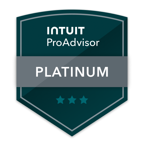 Intuit ProAdvisor Platinum tier badge